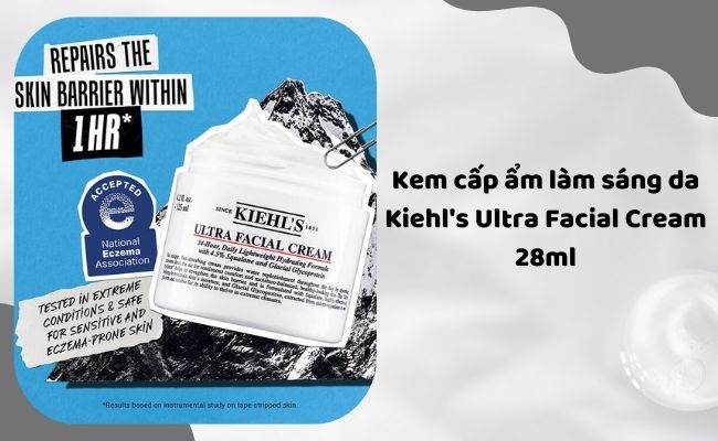 Kem cấp ẩm hỗ trợ làm sáng da Kiehl's Ultra Facial Cream 28ml