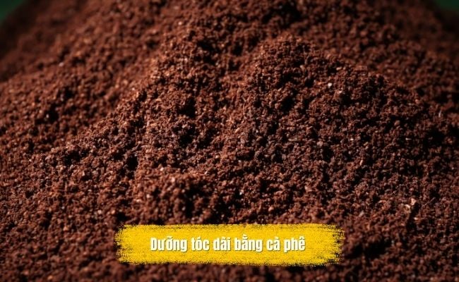 Dưỡng tóc dài bằng cà phê