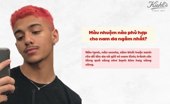 Màu nhuộm nào phù hợp cho nam da ngăm nhất?