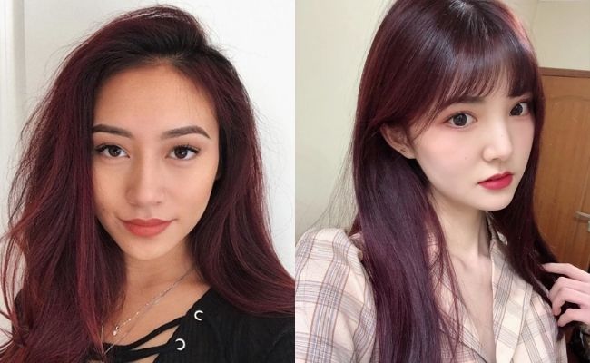 Tóc màu đỏ đậm