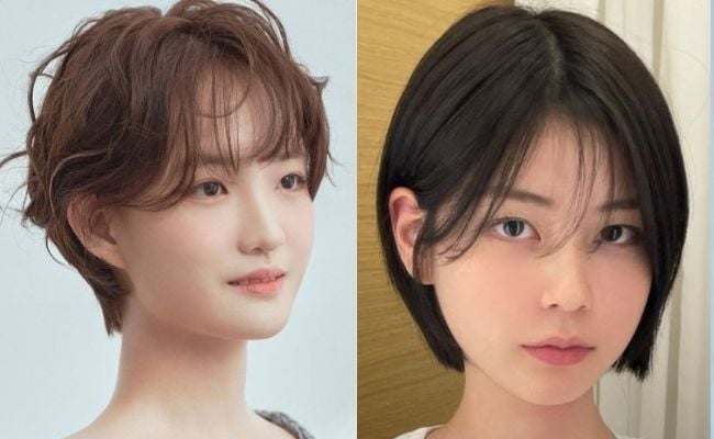 kiểu tóc mái cho mặt dài