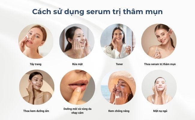Cách sử dụng serum trị thâm mụn hiệu quả