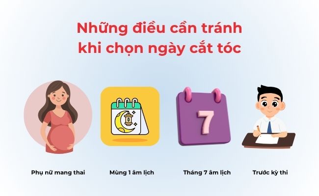Những điều cần tránh khi chọn ngày cắt tóc
