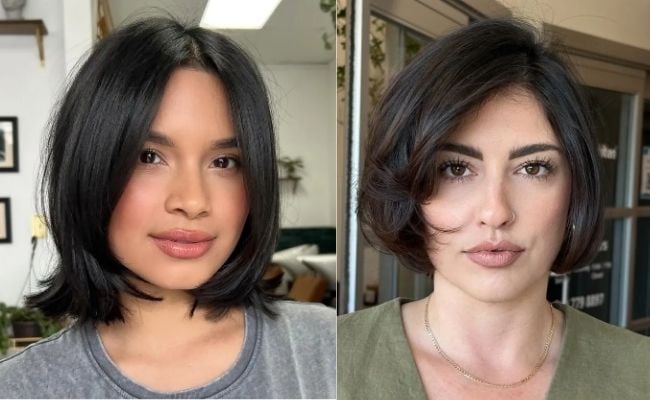 Tóc bob ngắn cho mặt vuông