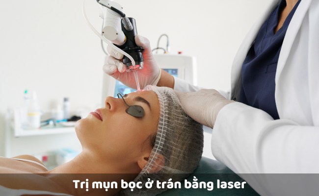 Cách trị mụn bọc ở trán hiệu quả, an toàn, không để lại thâm sẹo
