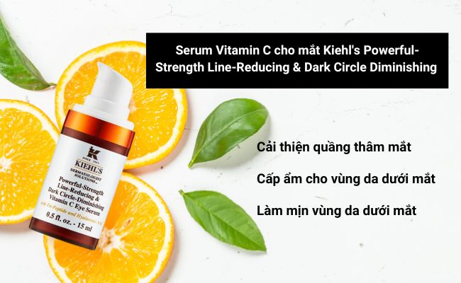 Serum Vitamin C đậm đặc Kiehl's Powerful-Strength Line-Reducing