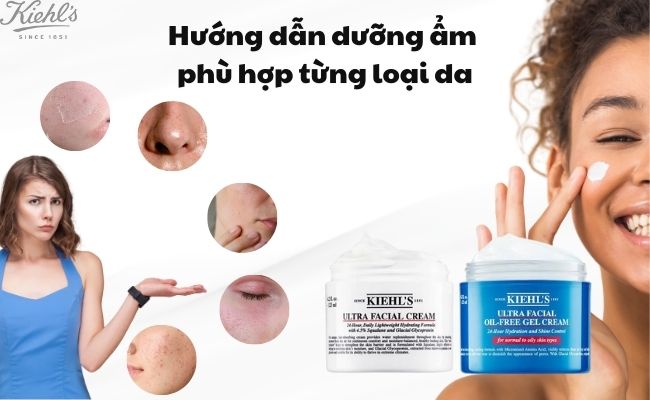 Hướng dẫn dưỡng ẩm phù hợp từng loại da