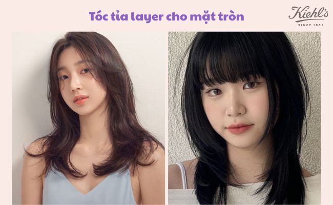 Top kiểu tóc cho mặt tròn gọn, xinh xắn