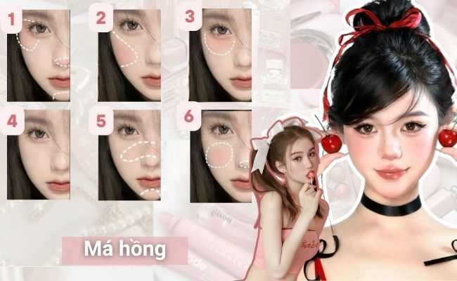 Hướng dẫn các bước cơ bản makeup Douyin