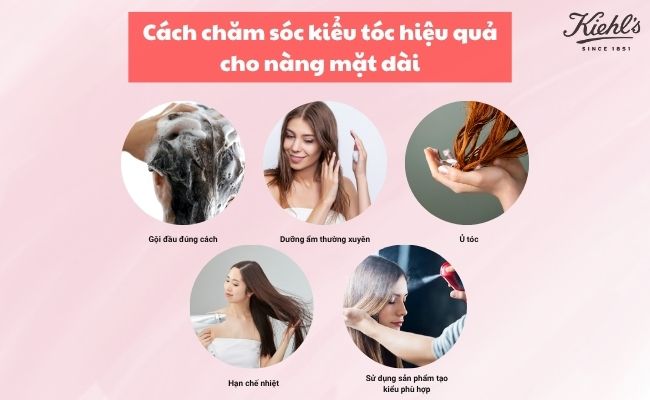 Cách chăm sóc kiểu tóc hiệu quả cho nàng mặt dài