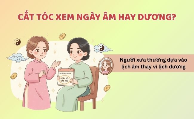 Cắt tóc xem ngày âm hay dương?