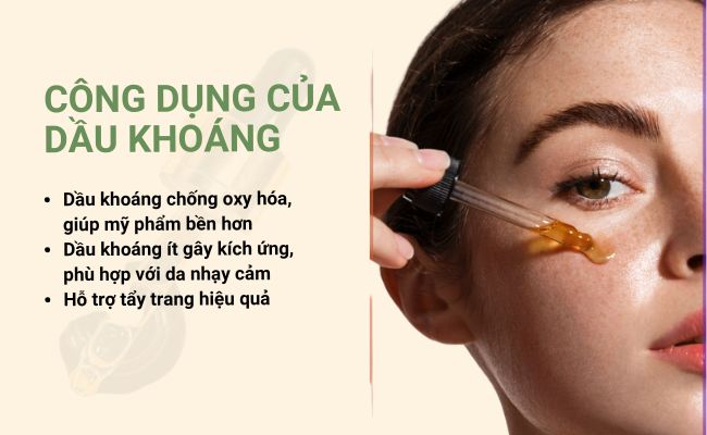 Công dụng của dầu khoáng mỹ phẩm đối với làn da 2