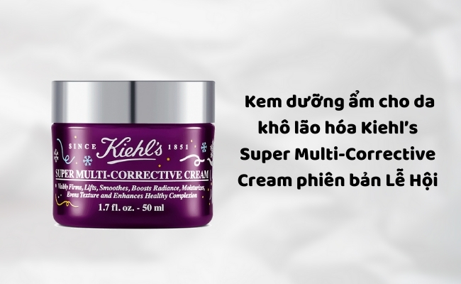 Kem dưỡng ẩm cho da khô lão hóa Kiehl's Super Multi-Corrective Cream