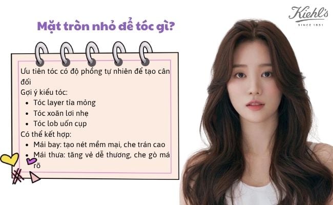 Cách chọn kiểu tóc cho mặt tròn theo khuôn mặt và dáng người 