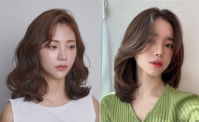 Tóc xoăn ngang vai cá tính