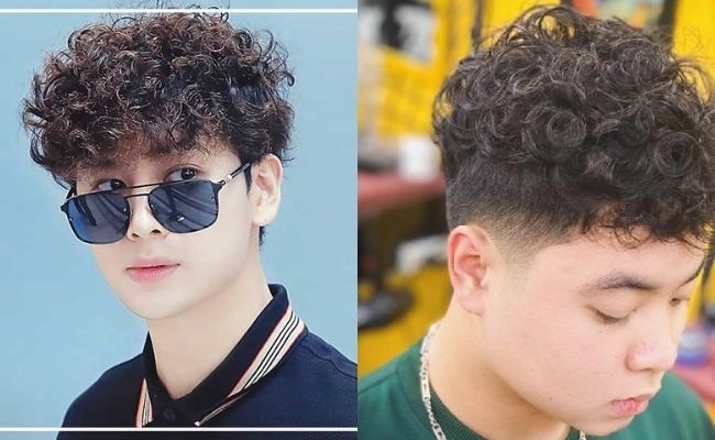 Tóc xoăn lò xo cho nam