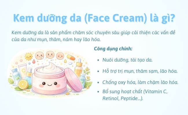 Kem dưỡng da (Face Cream) là gì?