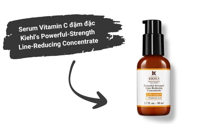 Serum Vitamin C đậm đặc Kiehl's Powerful-Strength Line-Reducing Concentrate