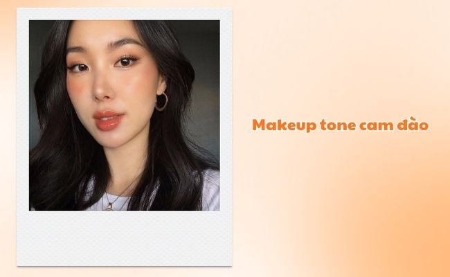 Makeup tone cam đào nữ tính