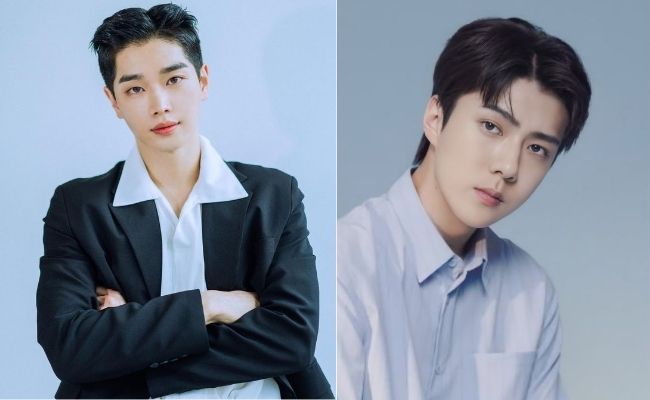 Tóc nam rẽ ngôi giữa với phần mái dài xu hướng