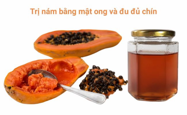 Cách trị nám bằng mật ong và đu đủ chín
