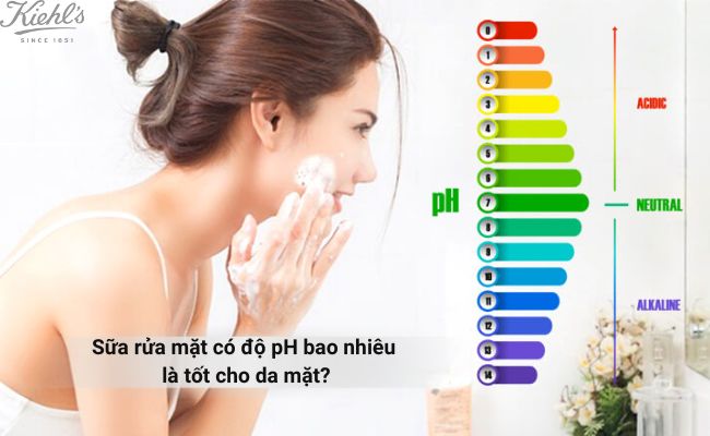 Sữa rửa mặt có độ pH bao nhiêu là tốt cho da mặt