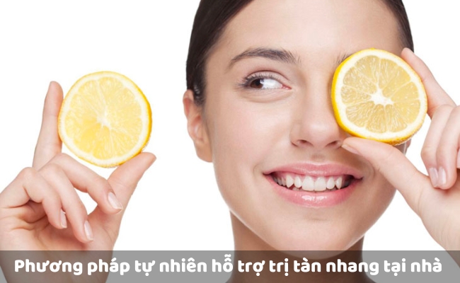 Phương pháp tự nhiên hỗ trợ điều trị tàn nhang tại nhà