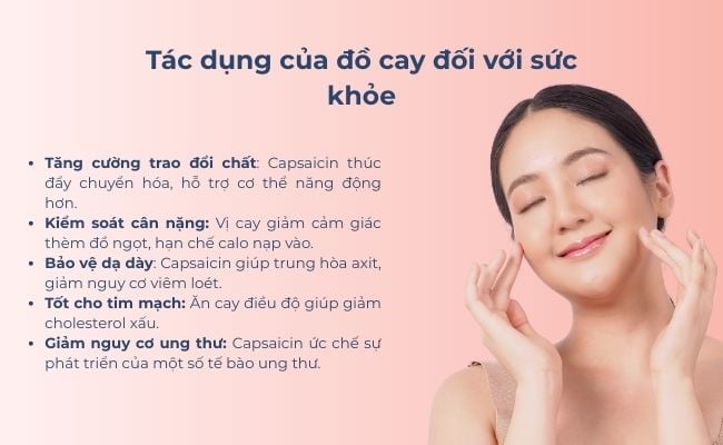 Tác dụng của đồ cay đối với sức khỏe