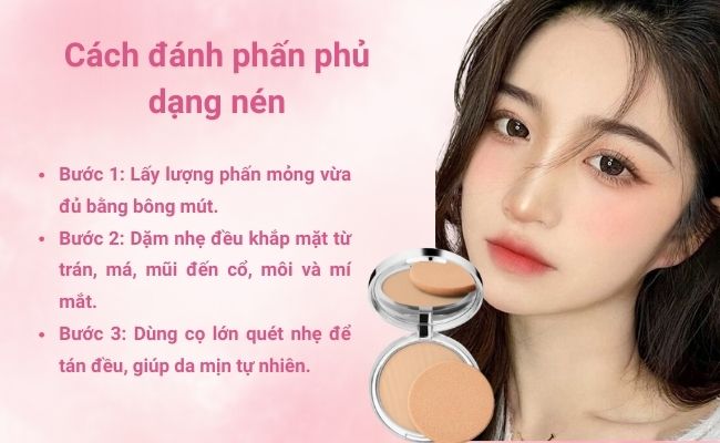 Cách đánh phấn phủ
