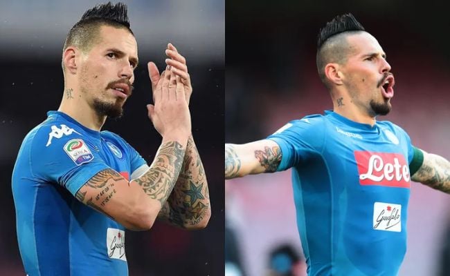 Kiểu tóc bờm ngựa hooligan cá tính của Marek Hamsik
