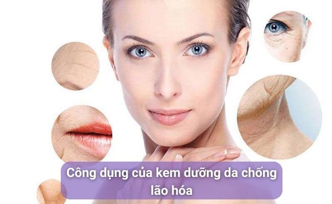 công dụng của kem dưỡng chống lão hóa