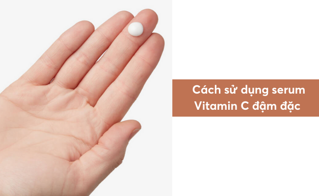 hướng dẫn dùng serum c