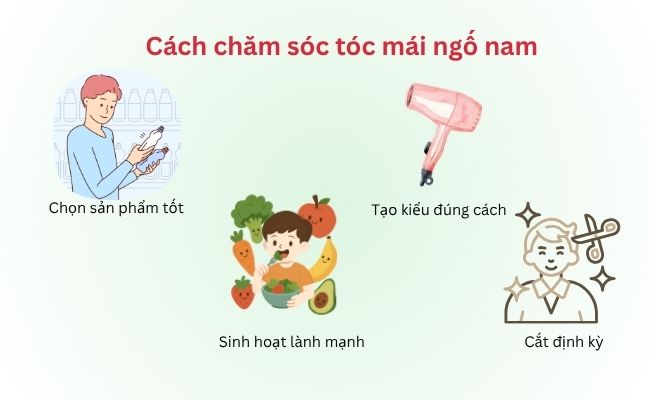 Cách chăm sóc tóc mái ngố nam luôn đẹp và vào form