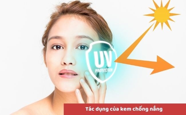 Tác dụng của kem chống nắng