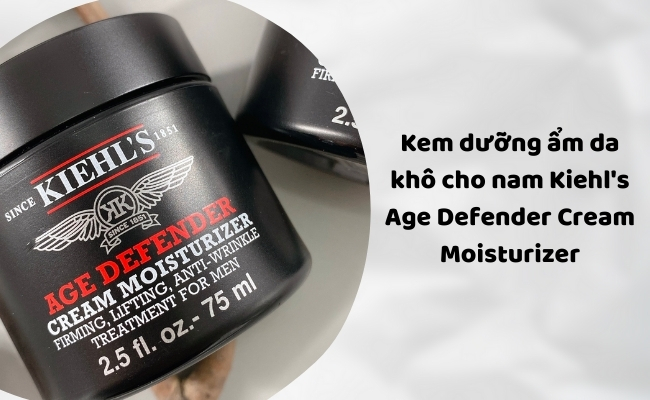 Kem dưỡng ẩm và ngăn ngừa lão hóa cho nam Kiehl's Age Defender Cream Moisturizer