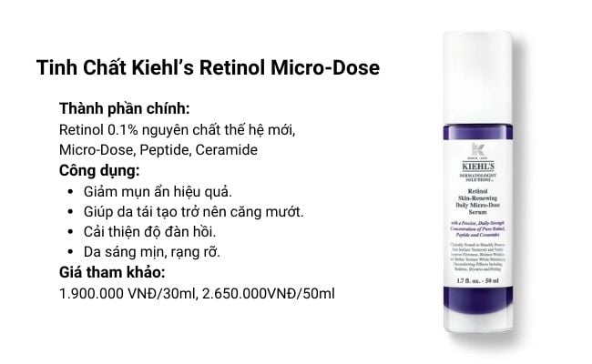 Tinh Chất Kiehl's Retinol Micro-Dose