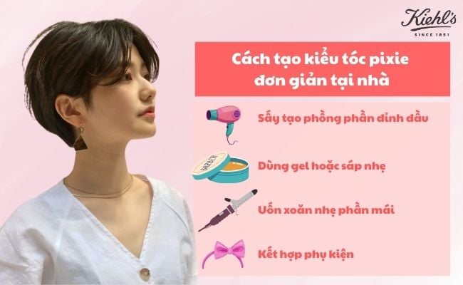  Cách tạo kiểu tóc pixie đơn giản tại nhà