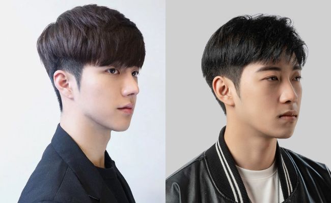 Tóc layer nam Hàn Quốc cạo hai bên