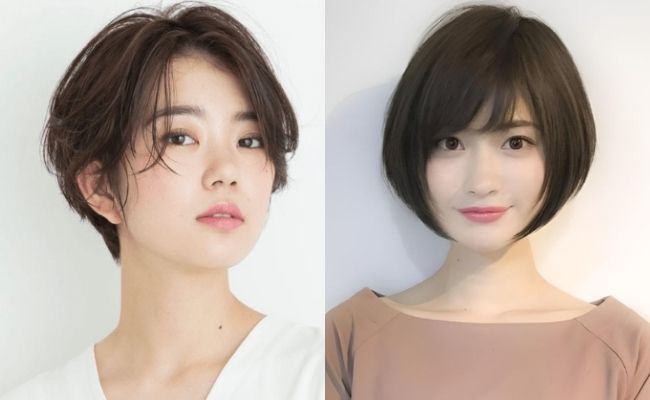 Tóc mái lệch kết hợp tóc tém phong cách