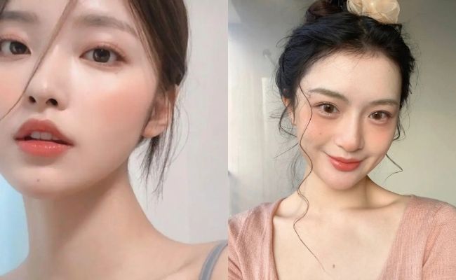 Tone makeup kỷ yếu màu cam đào