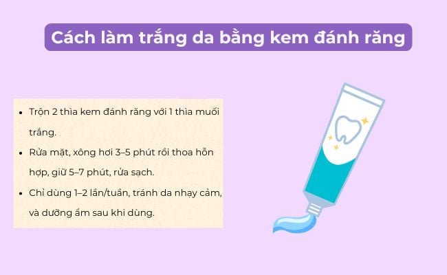 Cách làm trắng da nhanh nhất trong 1 tuần

