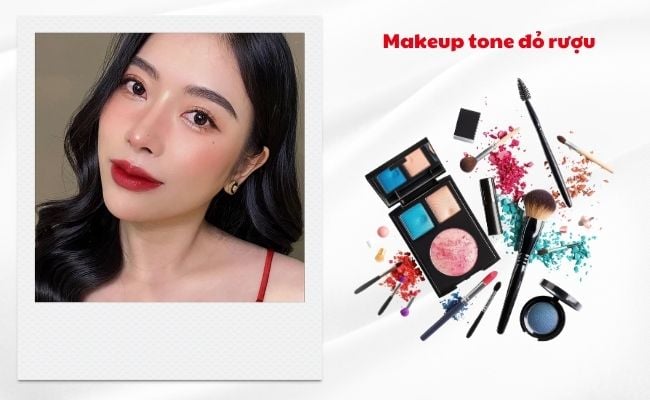 Makeup tone đỏ rượu quý phái