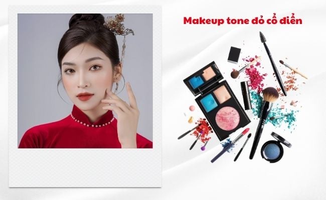 Makeup tone đỏ cổ điển quyến rũ