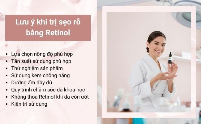 Tránh kết hợp Retinol với các hoạt chất mạnh khác để hạn chế kích ứng da.