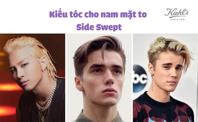 kiểu tóc nam mặt tròn béo