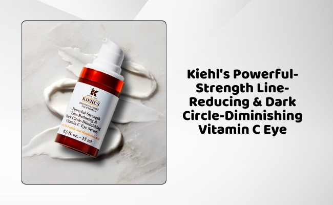 Serum chứa Peptide Kiehl's Powerful-Strength Line-Reducing & Dark Circle-Diminishing Vitamin C Eye