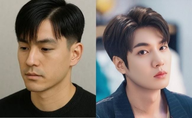 Tóc 7/3 để tự nhiên quyến rũ