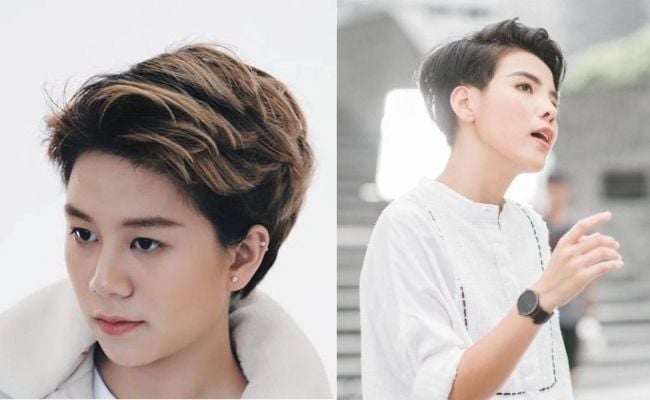 Tóc tomboy undercut