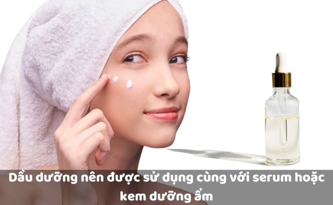 Cách sử dụng dầu dưỡng da mặt đúng cách