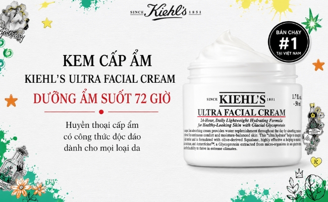 Kem cấp ẩm Kiehl's Ultra Facial Cream